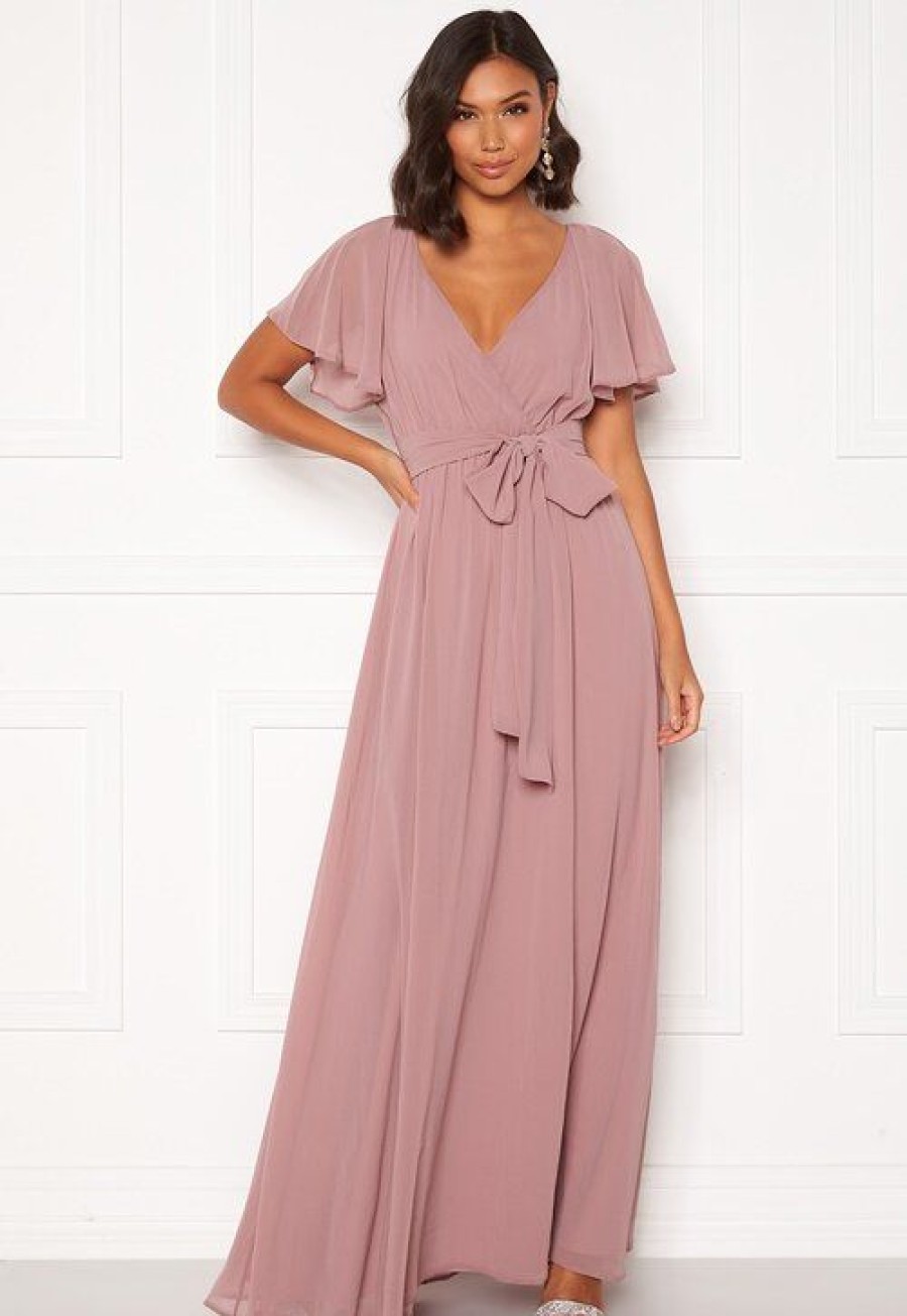 H T Goddiva Morsiusneitojen Mekot | Flutter Chiffon Dress