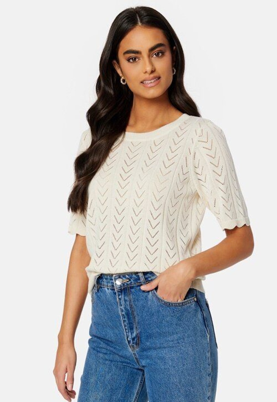 Topit & T-Paidat VILA | Shelley O-Neck 2/4 Knit Top