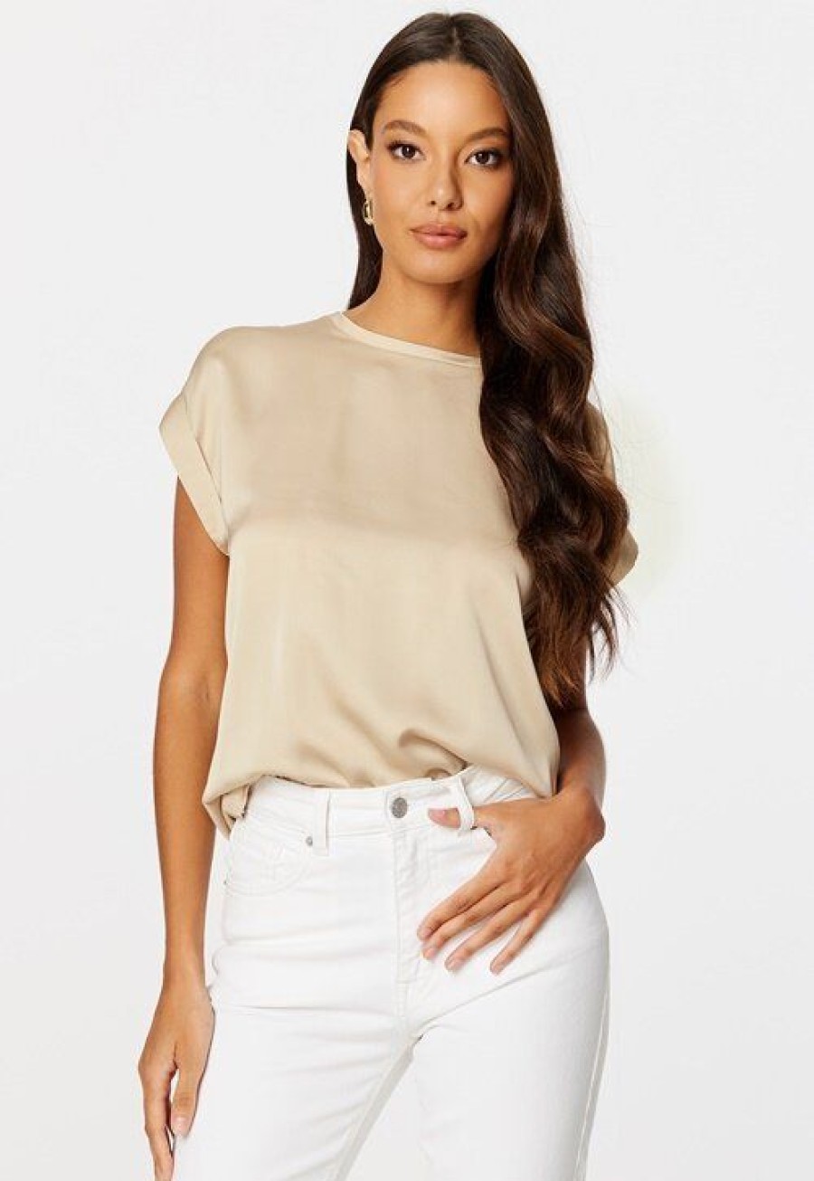 Topit & T-Paidat VILA | Ellette S/S Satin Top