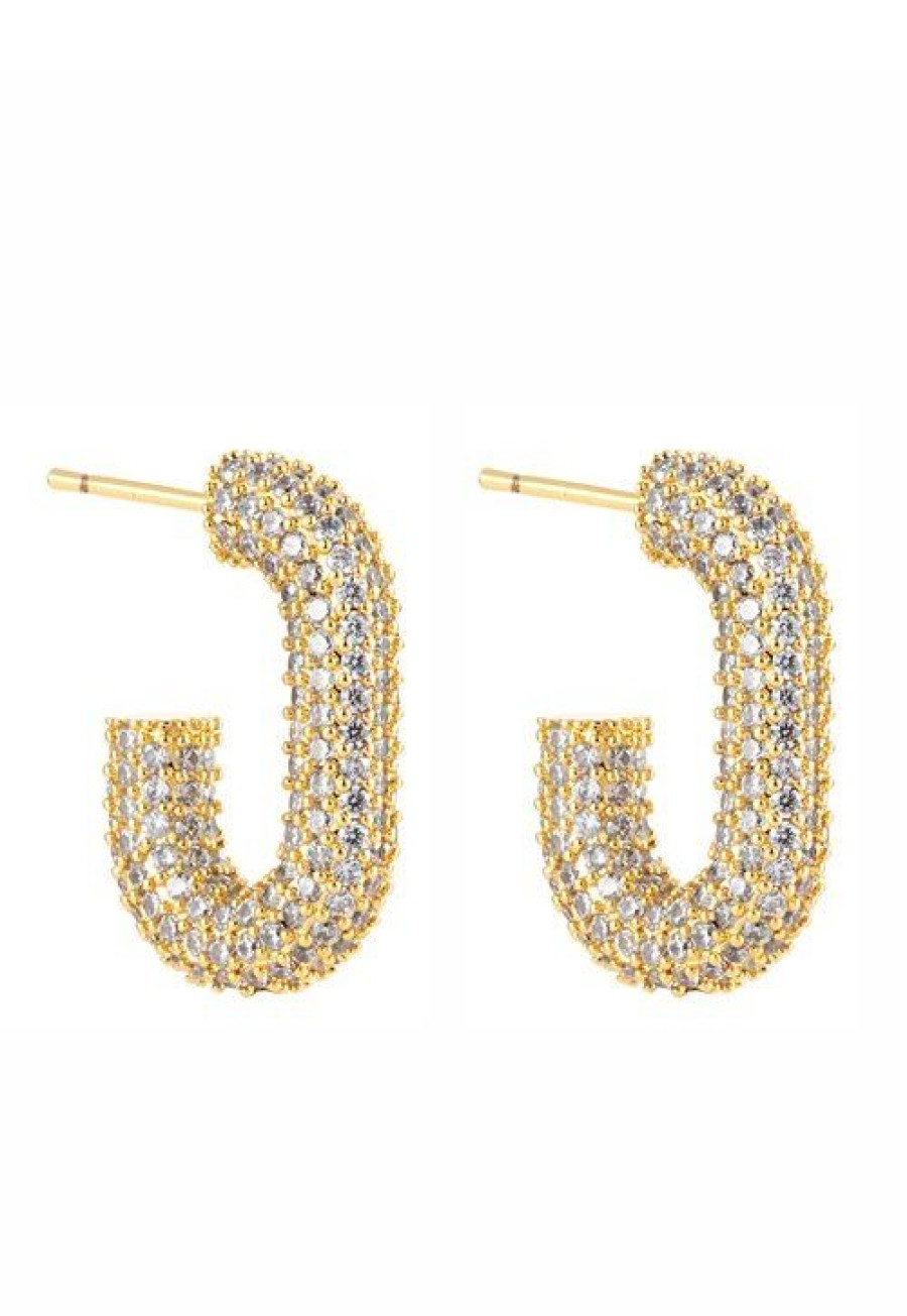 Asusteet BY JOLIMA | U Rock Crystal Earrings