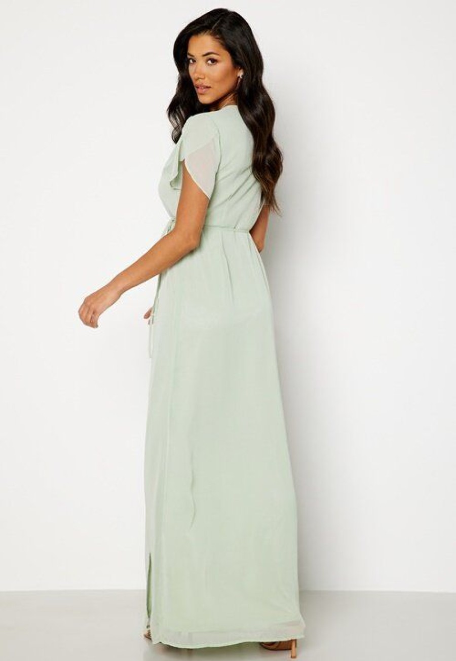 H T Bubbleroom Occasion Morsiusneitojen Mekot | Grienne Wrap Gown