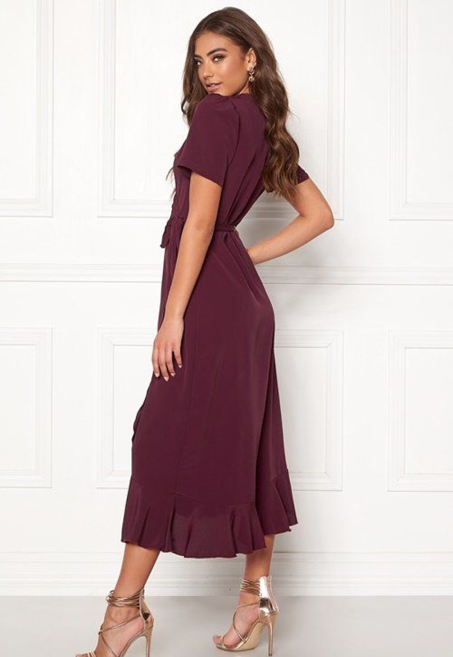 Joulu John Zack Joulumekot | Short Sleeve Wrap Dress