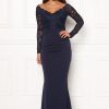 Mekot Goddiva | Lace Trim Maxi Dress