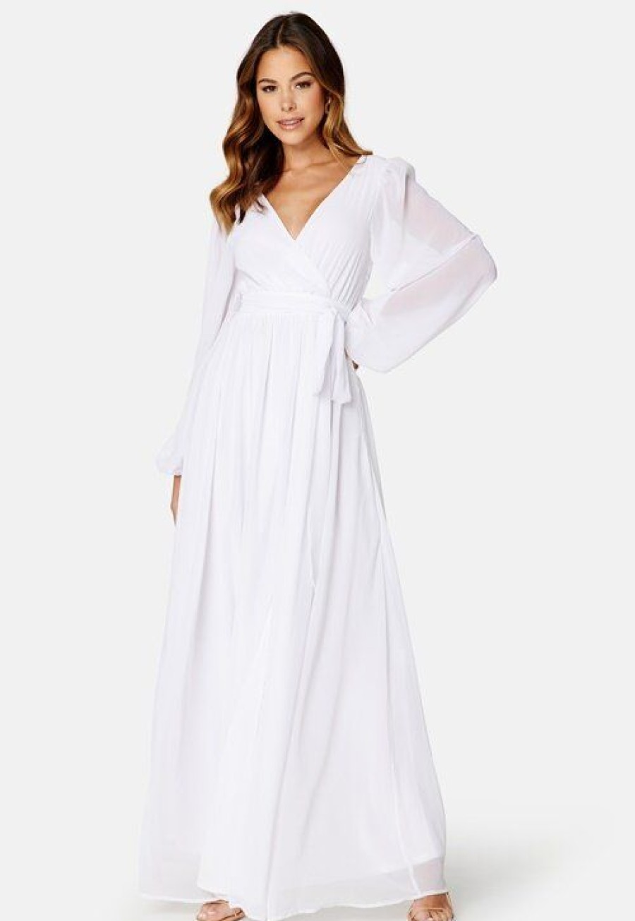 H T Goddiva H Puvut | Long Sleeve Chiffon Maxi Dress