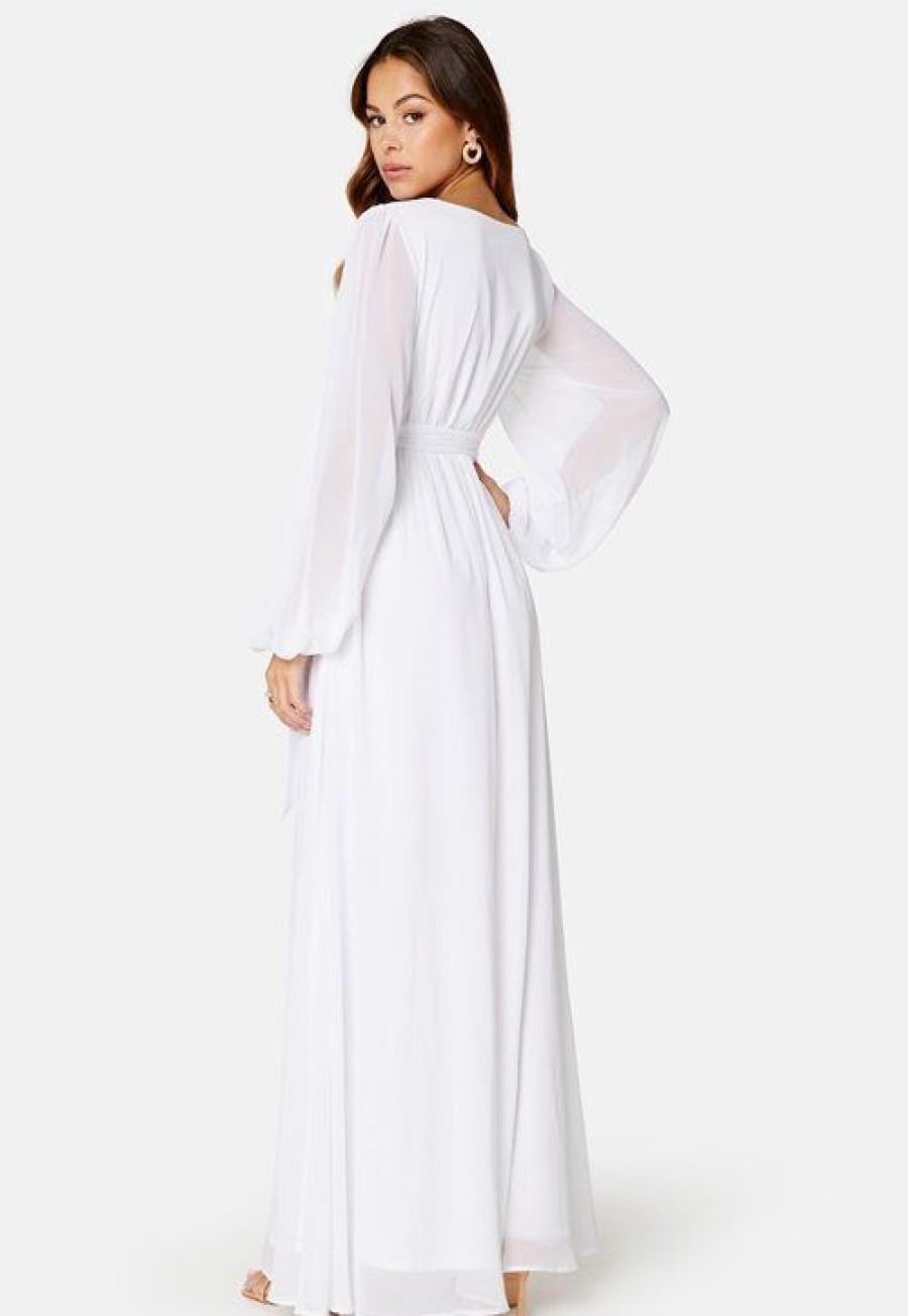 H T Goddiva H Puvut | Long Sleeve Chiffon Maxi Dress