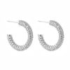 Asusteet BY JOLIMA | Monaco Pave Hoops 23 Mm