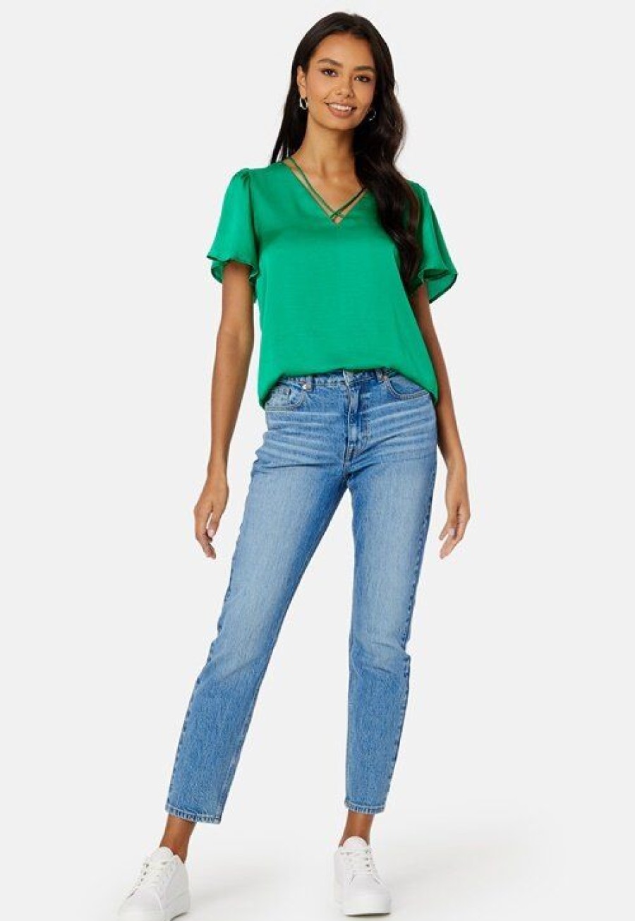 Topit & T-Paidat ONLY | Jane Ss V-Neck Top