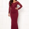 Mekot Goddiva | Lace Trim Maxi Dress