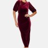 Joulu Happy Holly Joulumekot | Irse Velvet Midi Dress