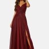 Mekot Goddiva | Glitter Wrap Maxi Dress