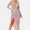 Mekot John Zack | Sequin Rouch Maxi Dress