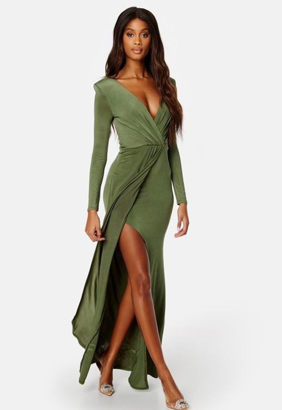 H T Goddiva Morsiusneitojen Mekot | Long Sleeve Maxi Dress