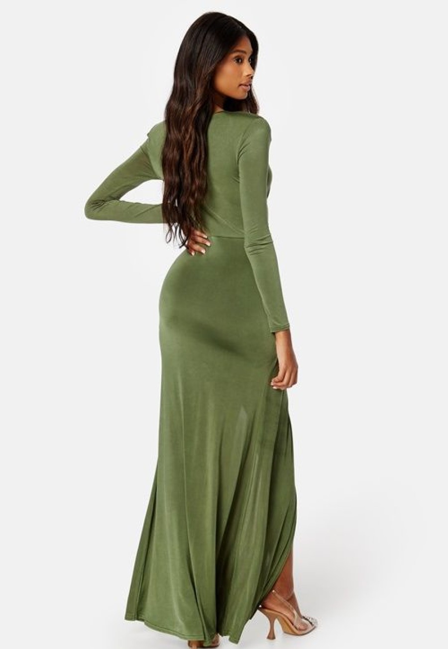 H T Goddiva Morsiusneitojen Mekot | Long Sleeve Maxi Dress