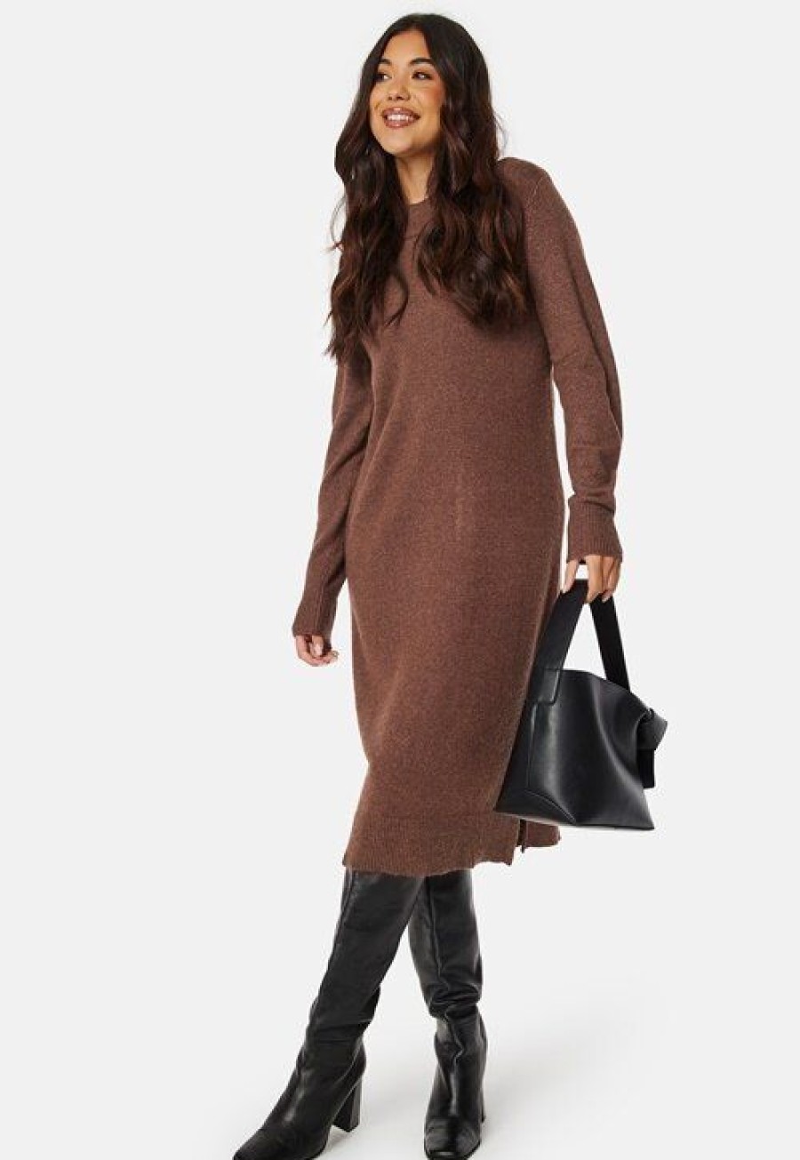 Joulu VILA Pehme T Joululahjat | Ril Crew Neck Midi Dress