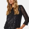 Topit & T-Paidat VILA | Sparkling 3/4 O-Neck Top