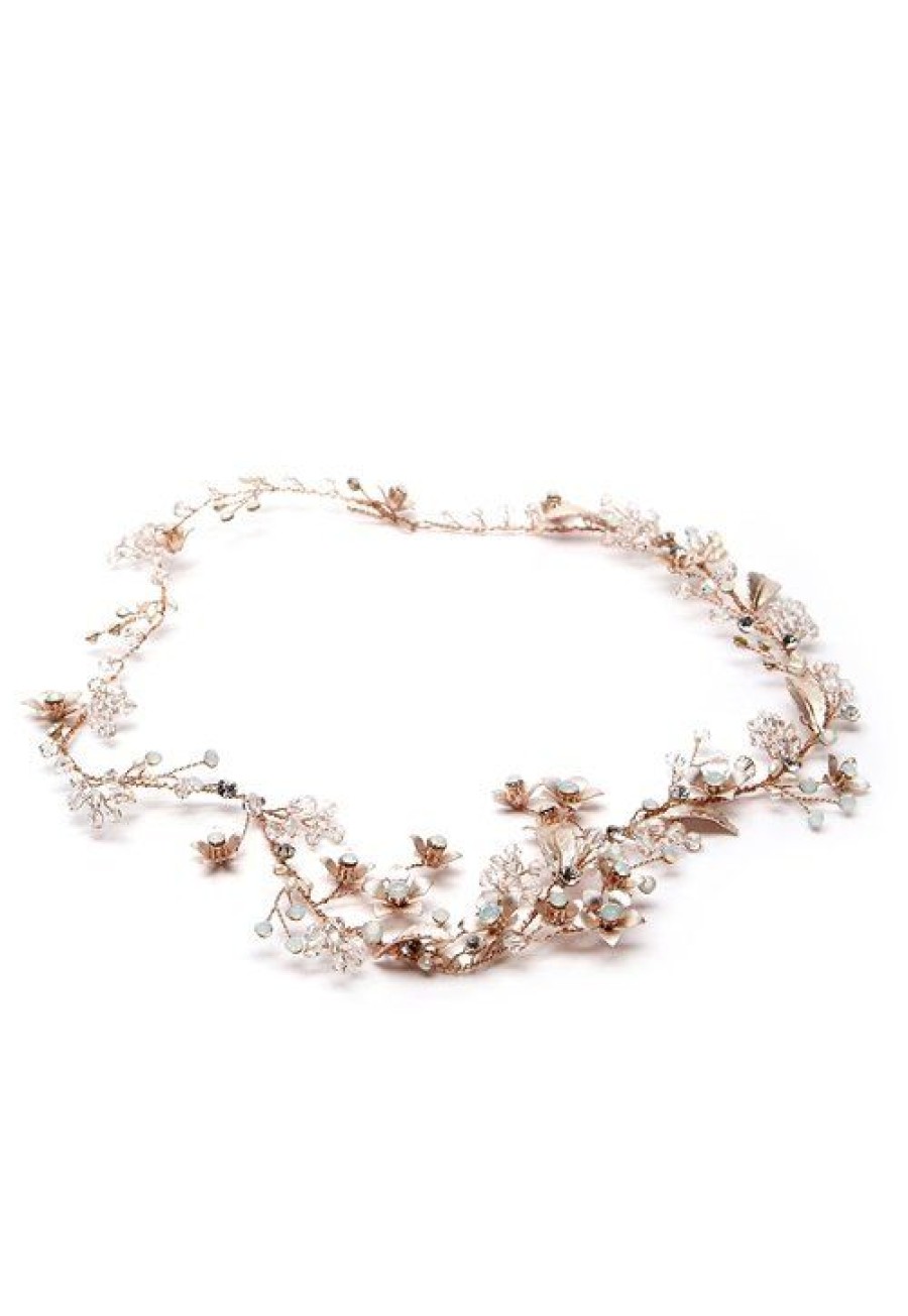 Asusteet Ivory & Co | Cinnamon Rose Hairvine