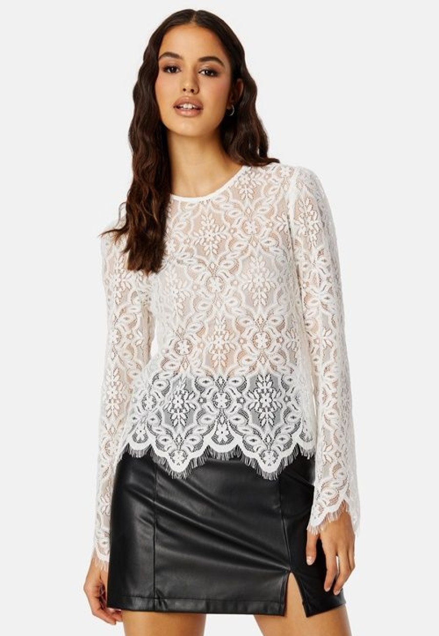 Topit & T-Paidat Pieces | Nella Ls Lace Top