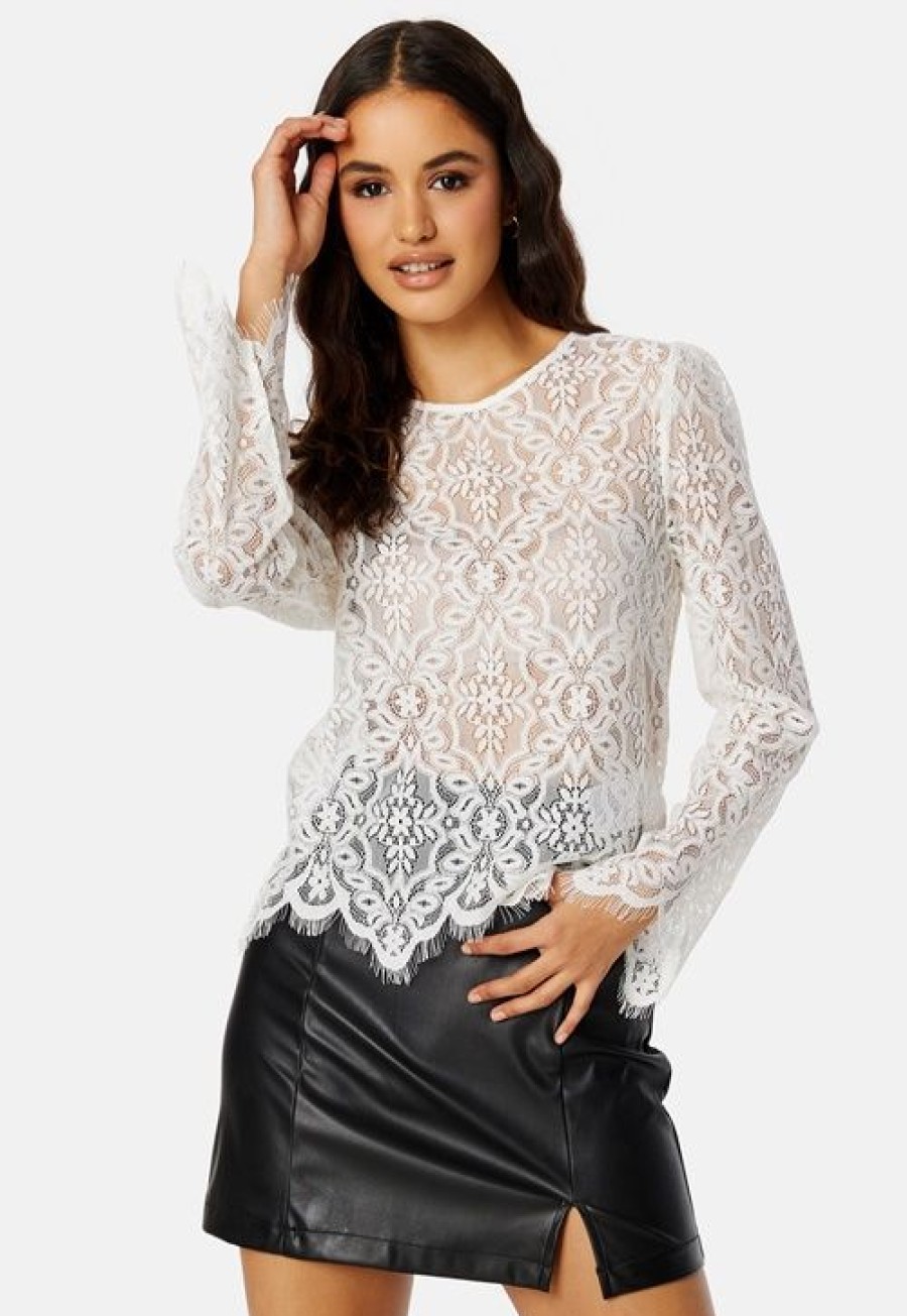 Topit & T-Paidat Pieces | Nella Ls Lace Top