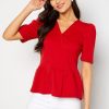 Topit & T-Paidat Happy Holly | Madeleine Peplum Top