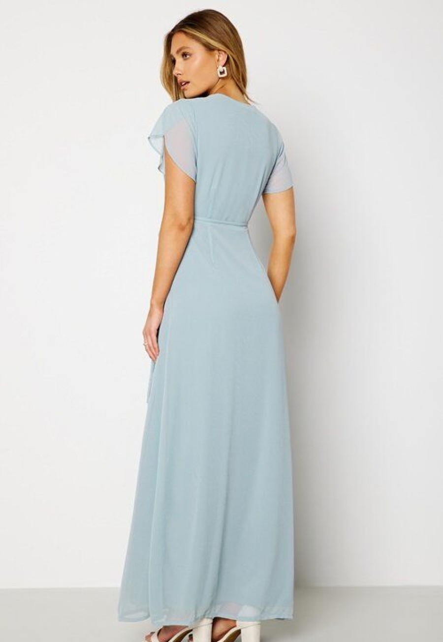 H T Bubbleroom Occasion Morsiusneitojen Mekot | Grienne Wrap Gown